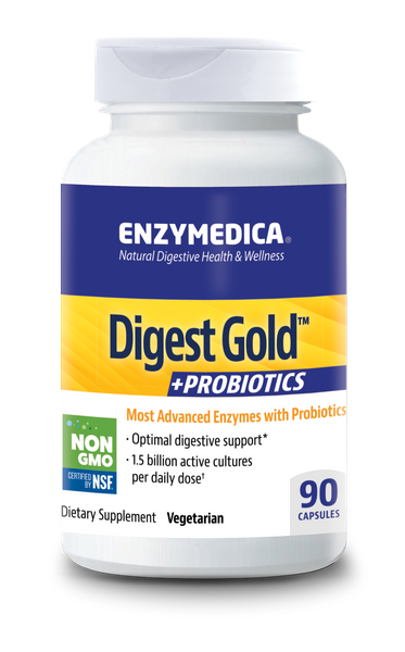 

Ферменты и пробиотики Digest Gold + Probiotics Enzymedica 90 капсул (EM024)