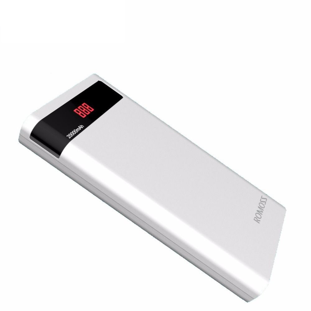 

Power Bank 20000мАч внешний аккумулятор 2xUSB ЖК Romoss LT20 Premium