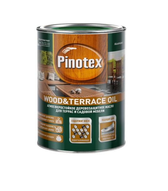 

Масло деревозащитное Pinotex Wood & Terrace Oil 3 л