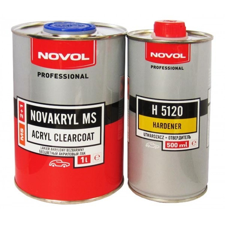 

Лак акриловый Novol Novakryl 2+1 MS 1 л + отвердитель 500 мл Бесцветный (8001)
