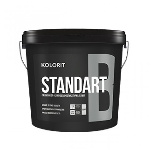 

Декоративная силиконовая структурная штукатурка Kolorit Standart B 15 кг