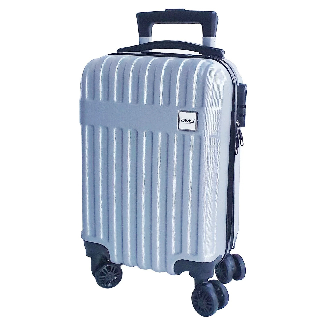 

Чемодан дорожный с тележкой DMS M 45L 57x37x24 см light blue
