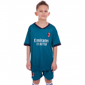 

Форма футбольная детская AC MILAN резервная 2021 SP-Planeta CO-2456 р-р 22 Cиний (SKL025293)