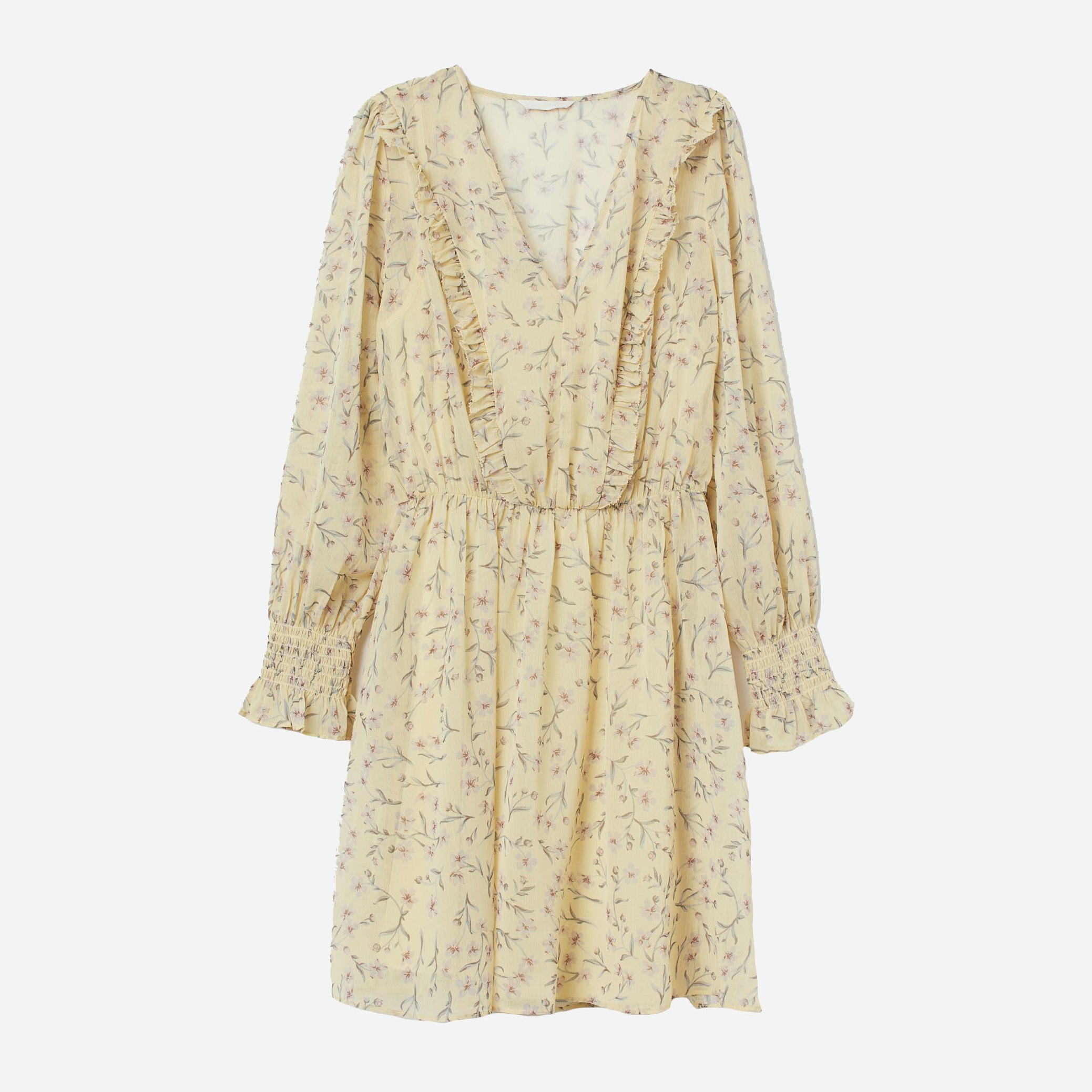 

Платье H&M 1404-7467309  Желтое, Платье H&M 1404-7467309 46 Желтое