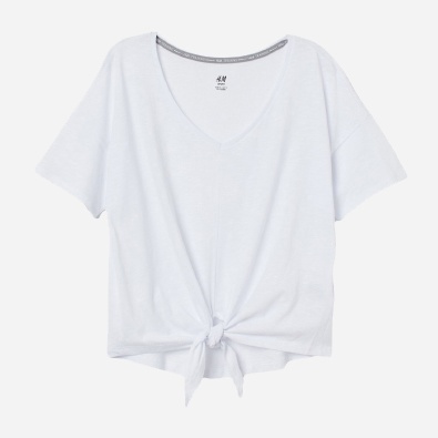 

Футболка H&M 1804-7602239 XL Белая