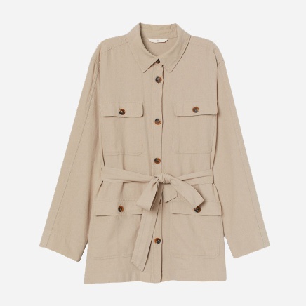 

Ветровка H&M 1804-8170471  Бежевая, Ветровка H&M 1804-8170471 S Бежевая