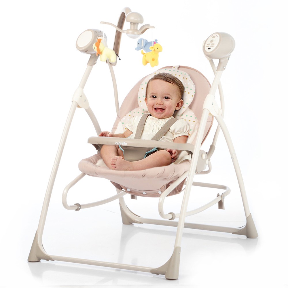 

Детское кресло-качеля 3 в 1 Carrello Nanny SC-0005 - Beige Dot