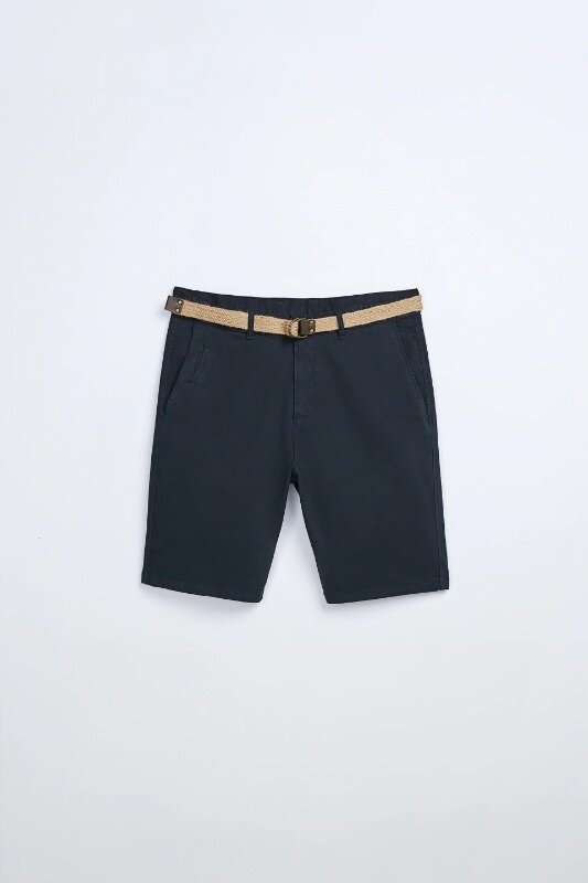 

Шорты Zara с ремнем 0706/368/401 46 Темно-синие