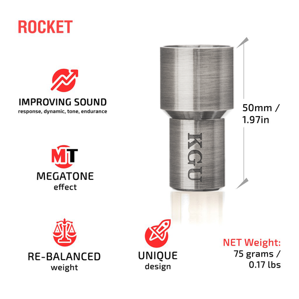 

Бустер для Мундштука Трубы ROCKET 998 Silver Brushed