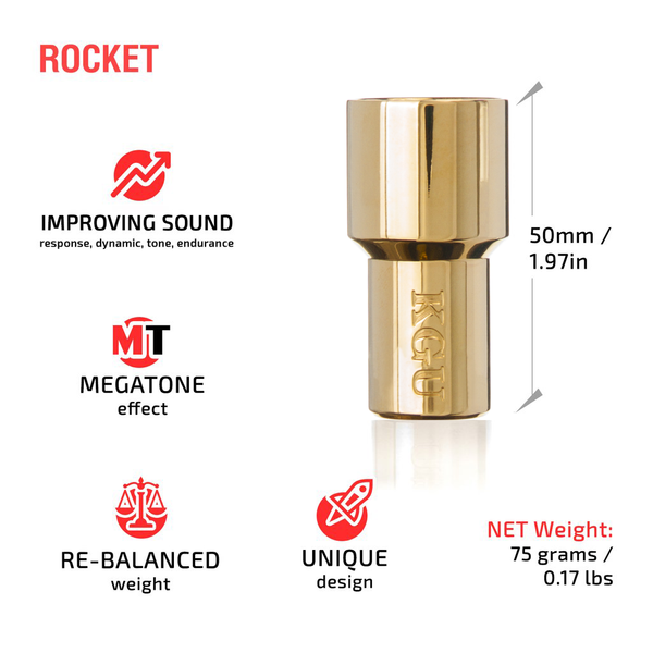 

Бустер для Мундштука Трубы ROCKET 24k Gold