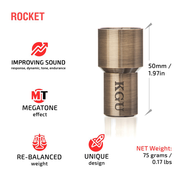 

Бустер для Мундштука Трубы ROCKET Antique Bronze Lacquer