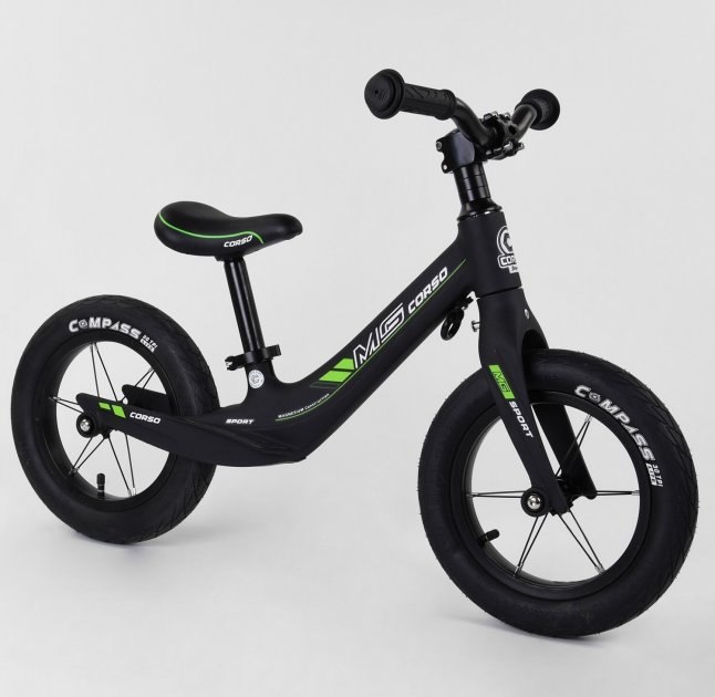 

Беговел Corso магниевая рама MG Sport 55960 Black / Green