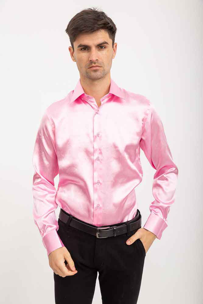 

Рубашка 113RPass003 цвет Розовый M