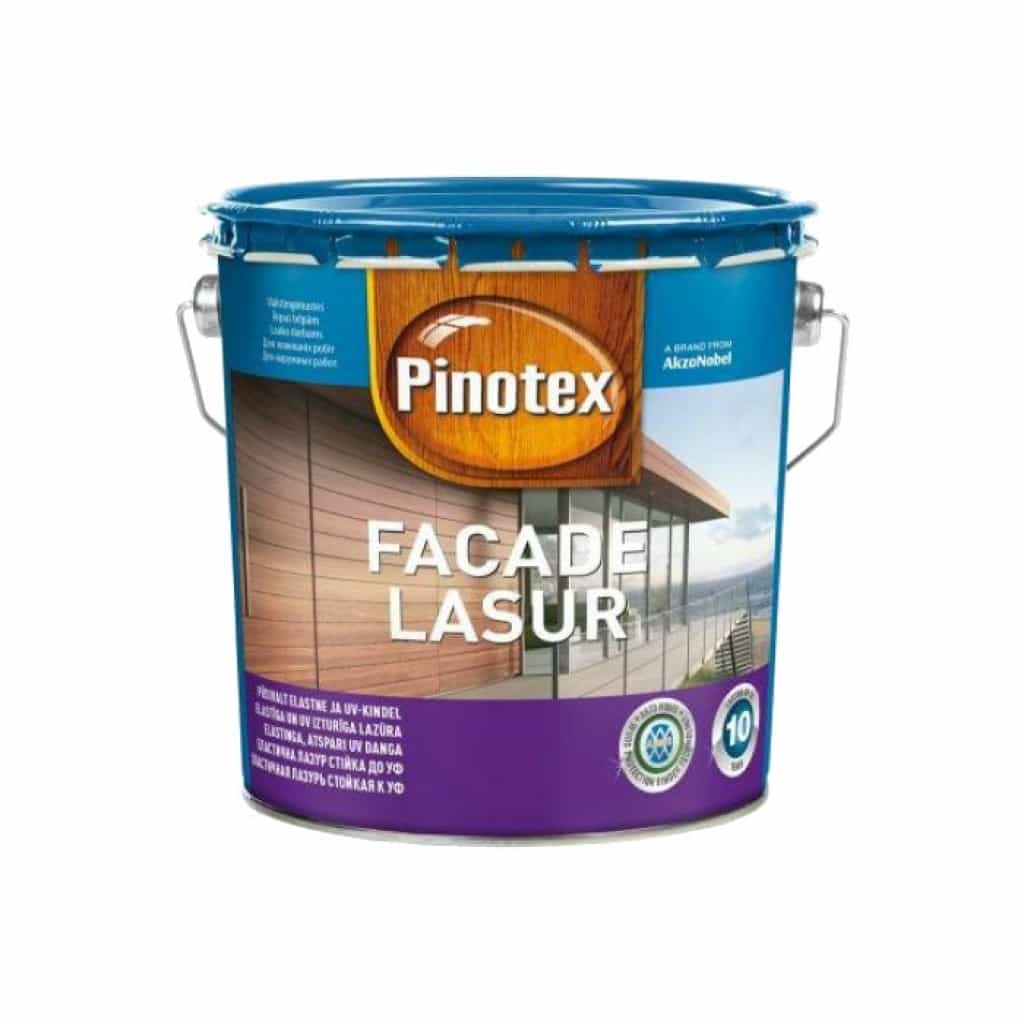 

Эластичная лазурь стойкая к УФ Pinotex Facade Lasur Серый 10 литров