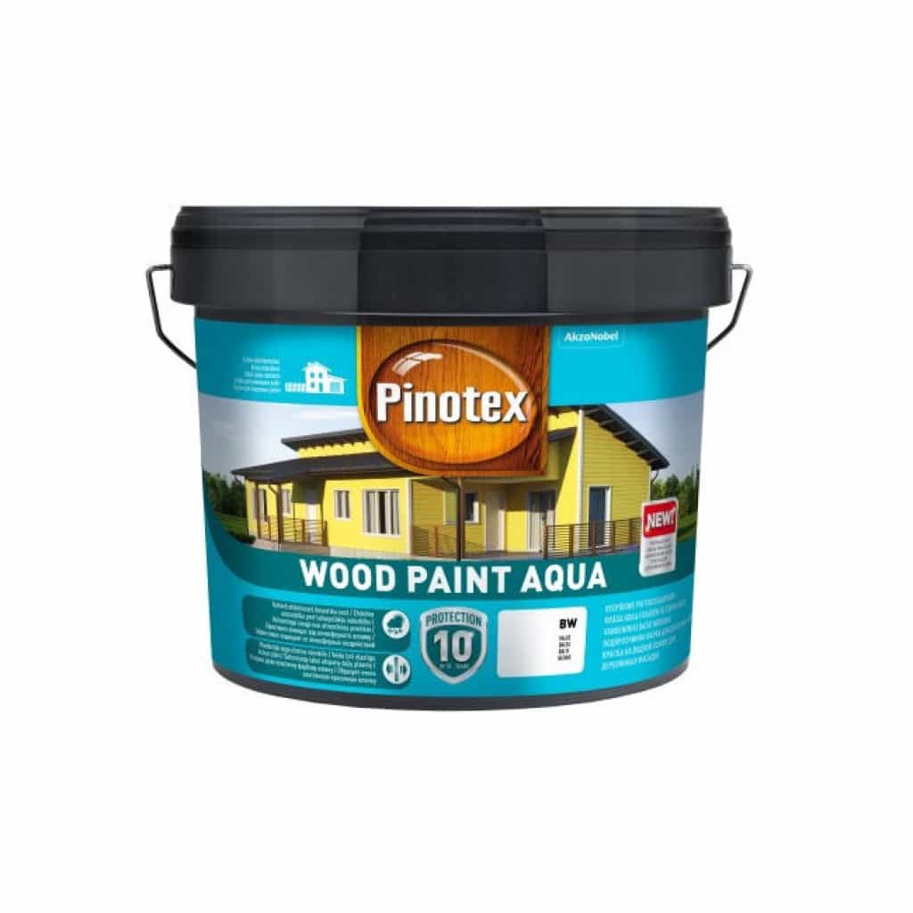 

Краска Pinotex Wood Paint Aqua белая BW, база BC, BM + 4 цвета Красная 9л