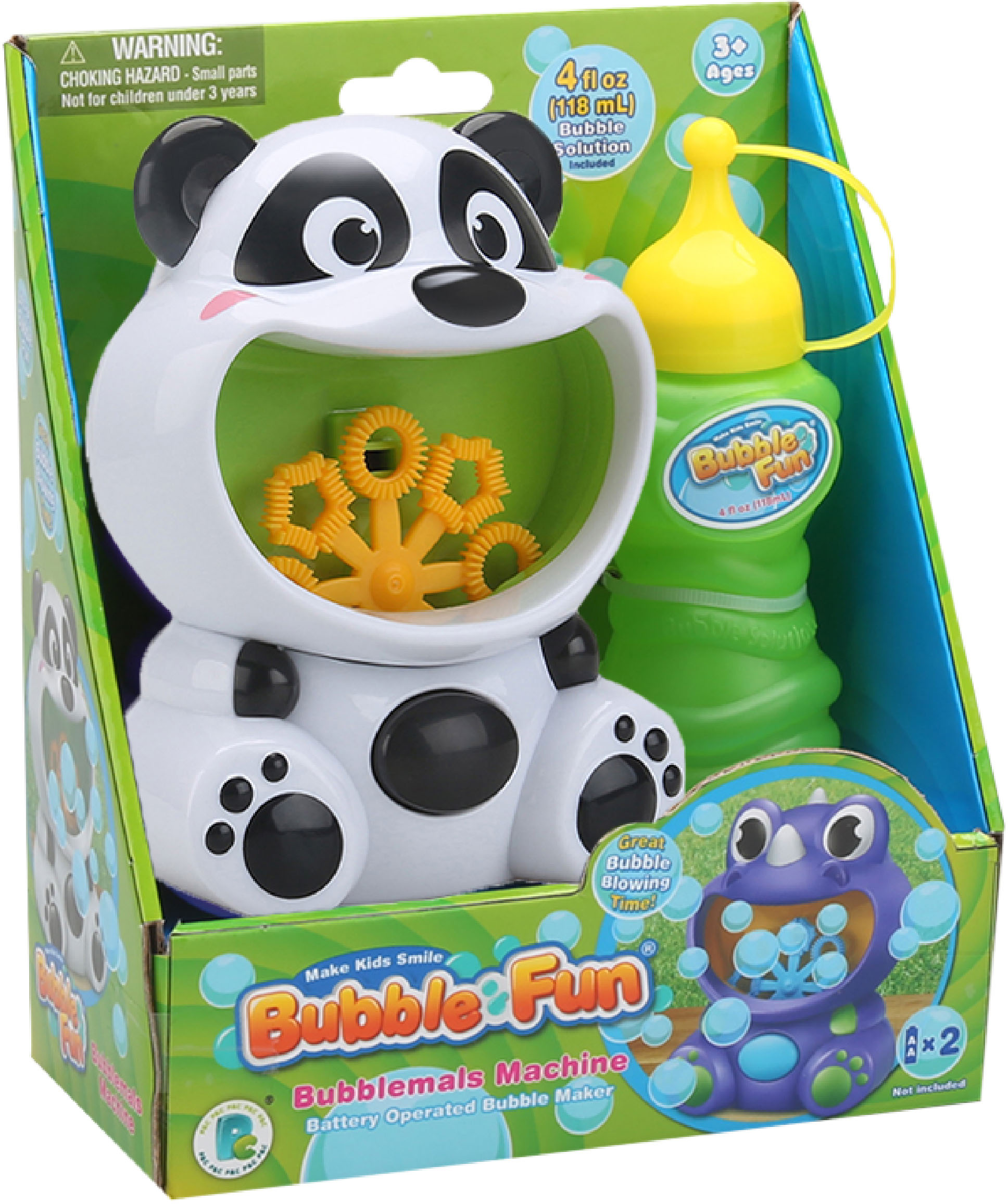 

Мыльные пузыри Make Kids Smile Bubble Fun Панда 120 мл (DHOBB10470A)