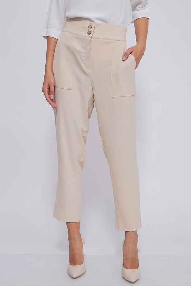 

Брюки женские 115R369 цвет Бежевый 38