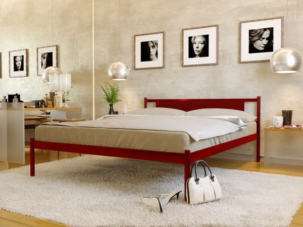 

Кровать Fly New-1 Метакам Красный лак 80х200