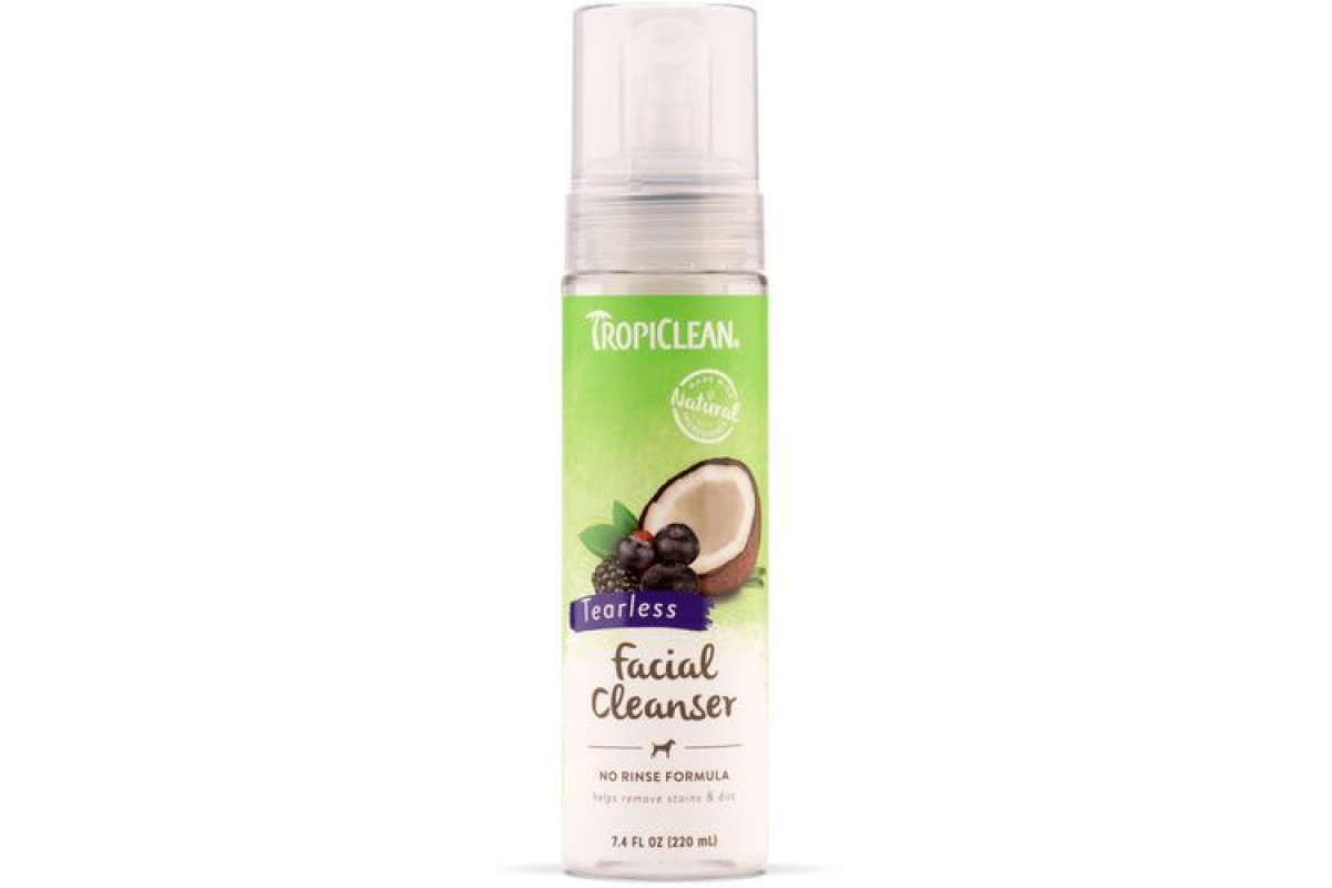 

Шампунь-пена Tropiclean Facial Cleanser for Pets Умывание без слез для собак и кошек 220 мл