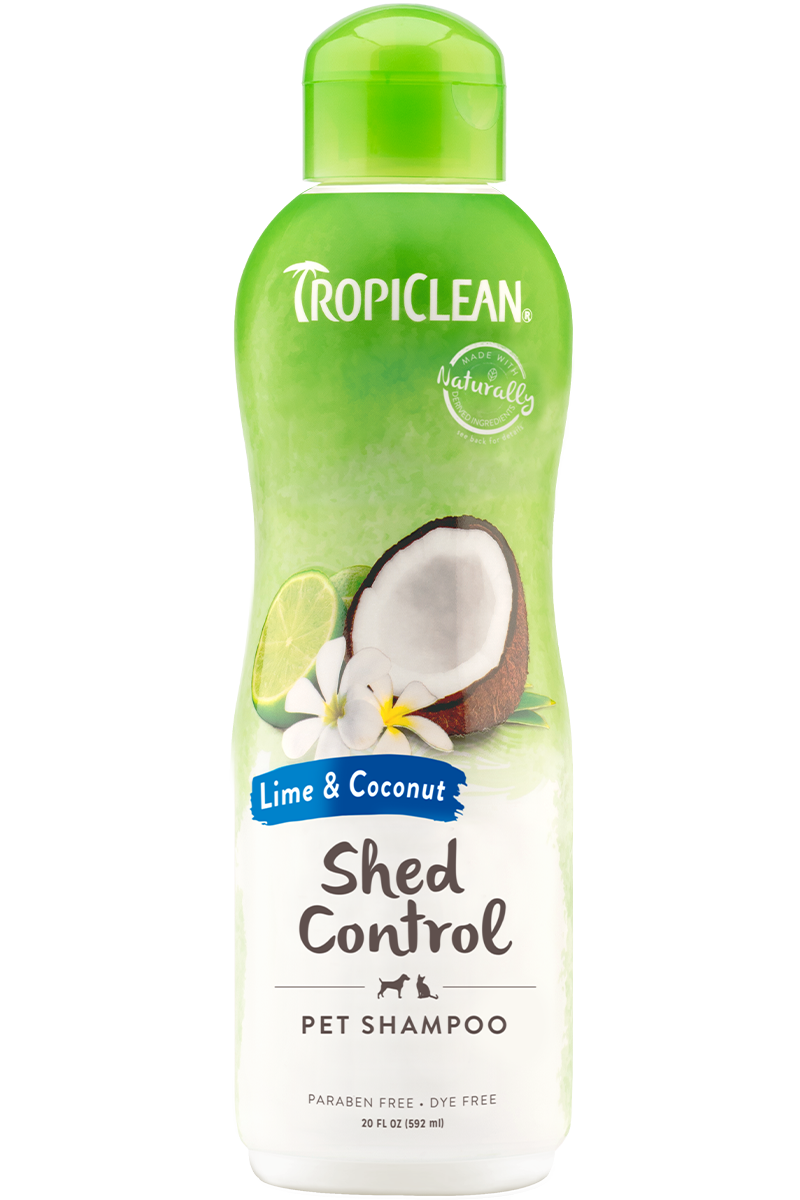 

Шампунь TropiClean Deshedding Lime Coconut Лайм и кокос для собак и кошек 592 мл