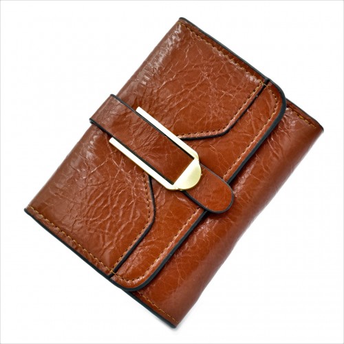 

Женский мини кошелёк Weatro 1240-brown Коричневый