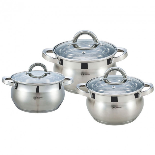 

Набор кастрюль 6 пред. RAINSTAHL RS 1637-06