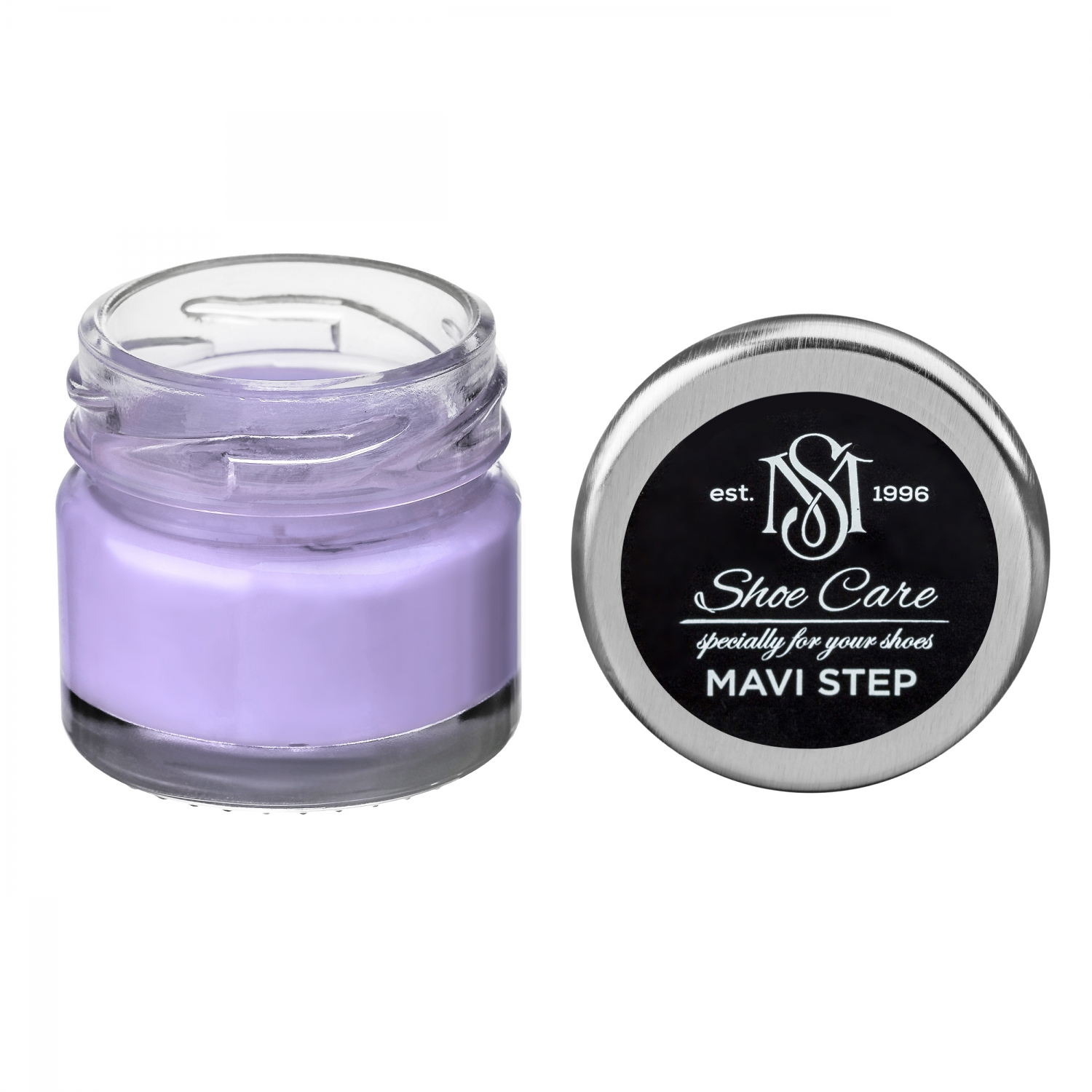 

Крем для обуви фиолетовый 155 Mavi Step Creme De Beaute, 25 мл