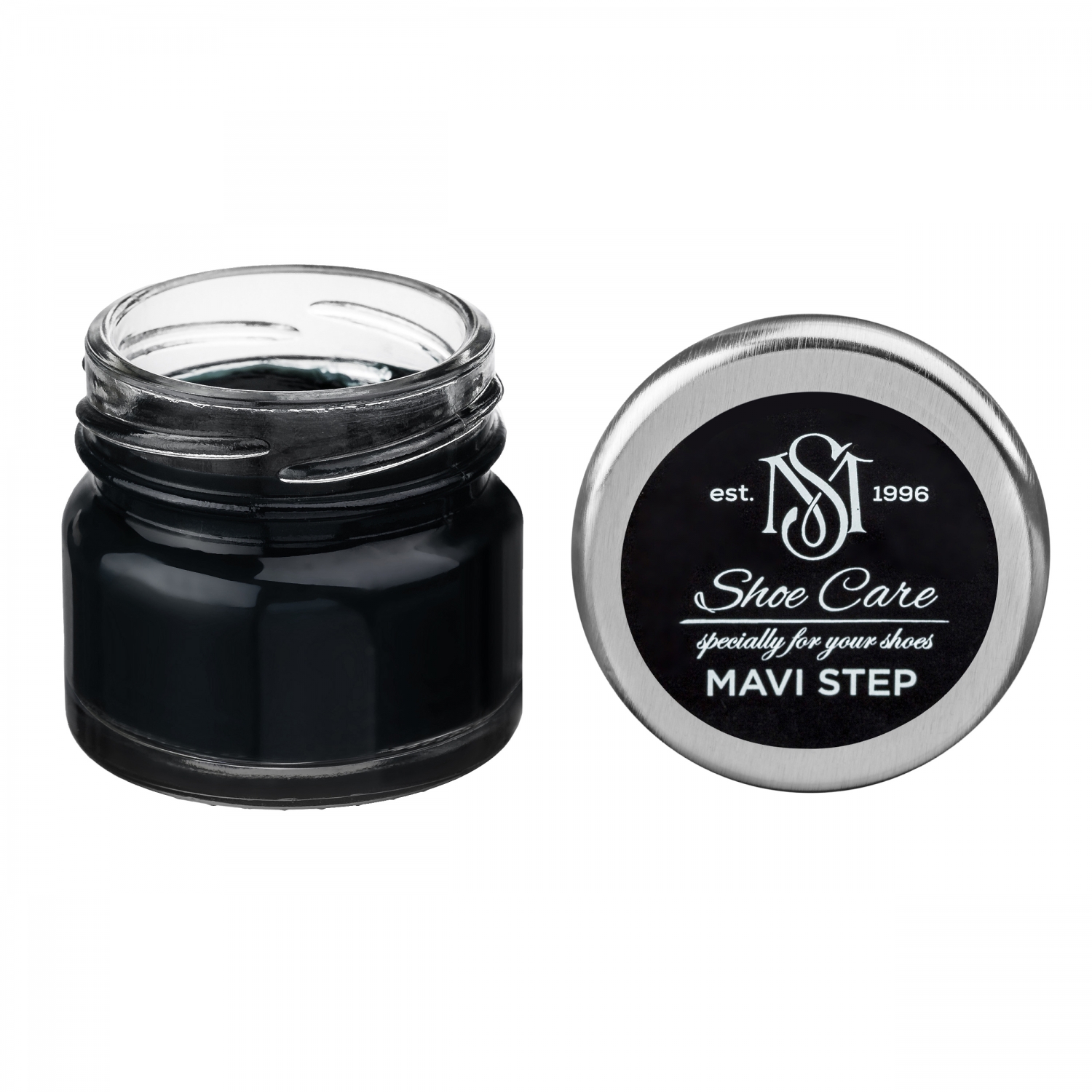 

Крем для обуви темно серый 115 Mavi Step Creme De Beaute, 25 мл