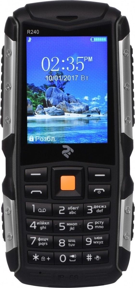 

Мобильный телефон 2E R240 Dual Sim Black