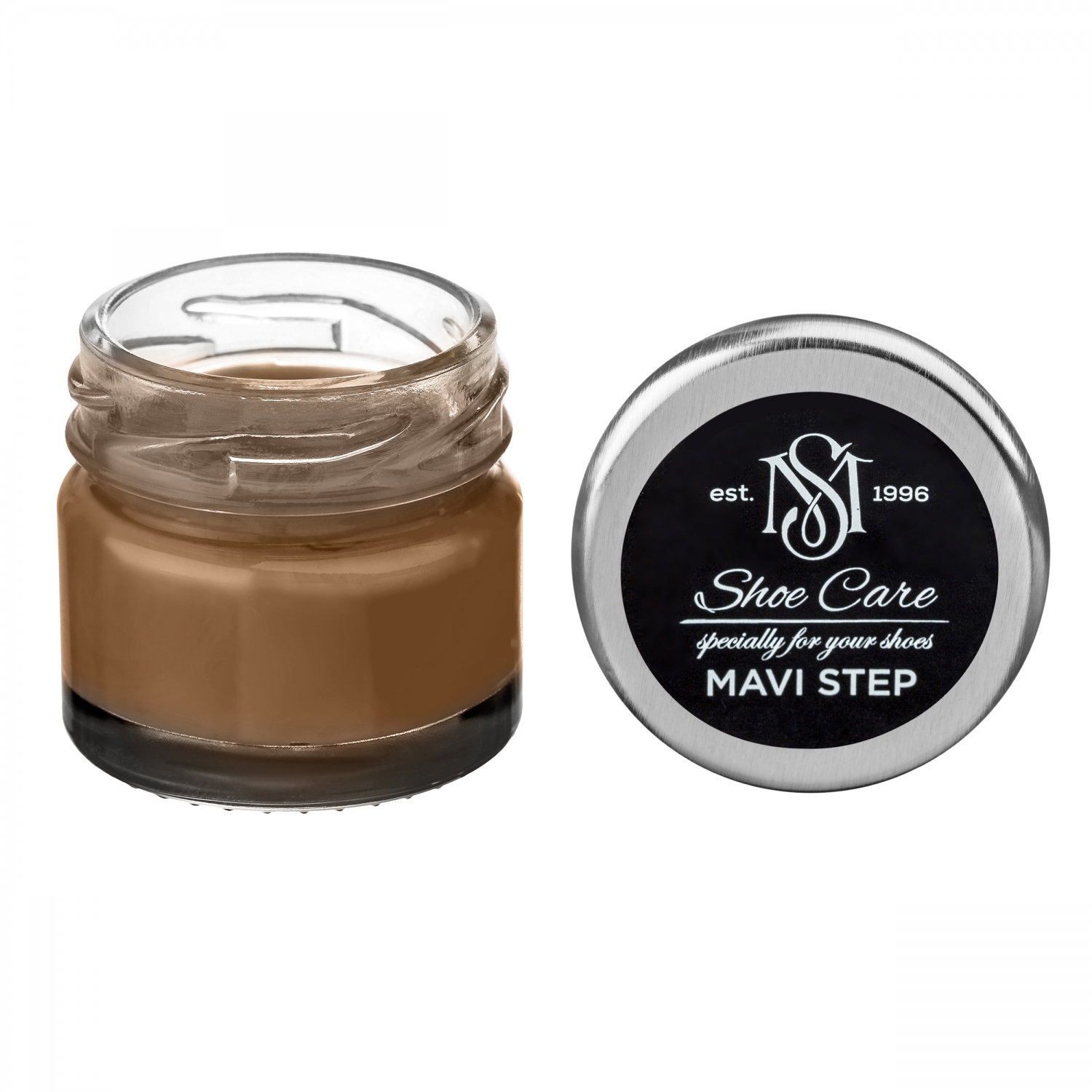 

Крем для обуви коричнево бежевый 177 Mavi Step Creme De Beaute, 25 мл