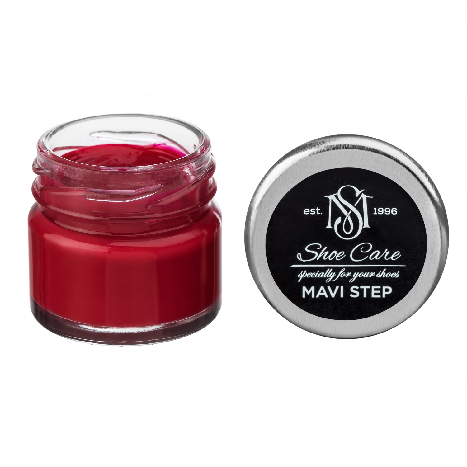 

Крем для обуви красный 112 Mavi Step Creme De Beaute, 25 мл