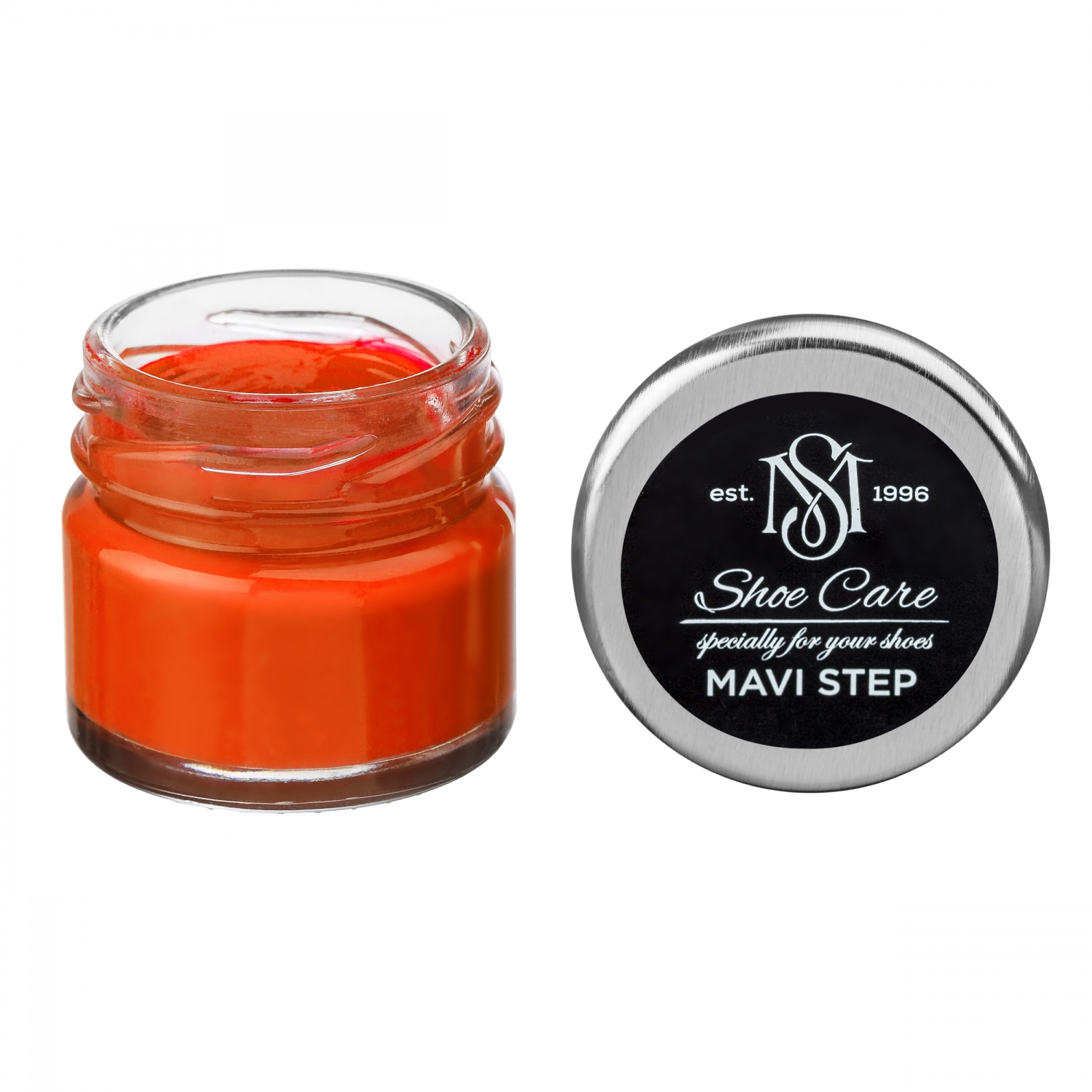 

Крем для обуви темно оранжевый 163 Mavi Step Creme De Beaute, 25 мл