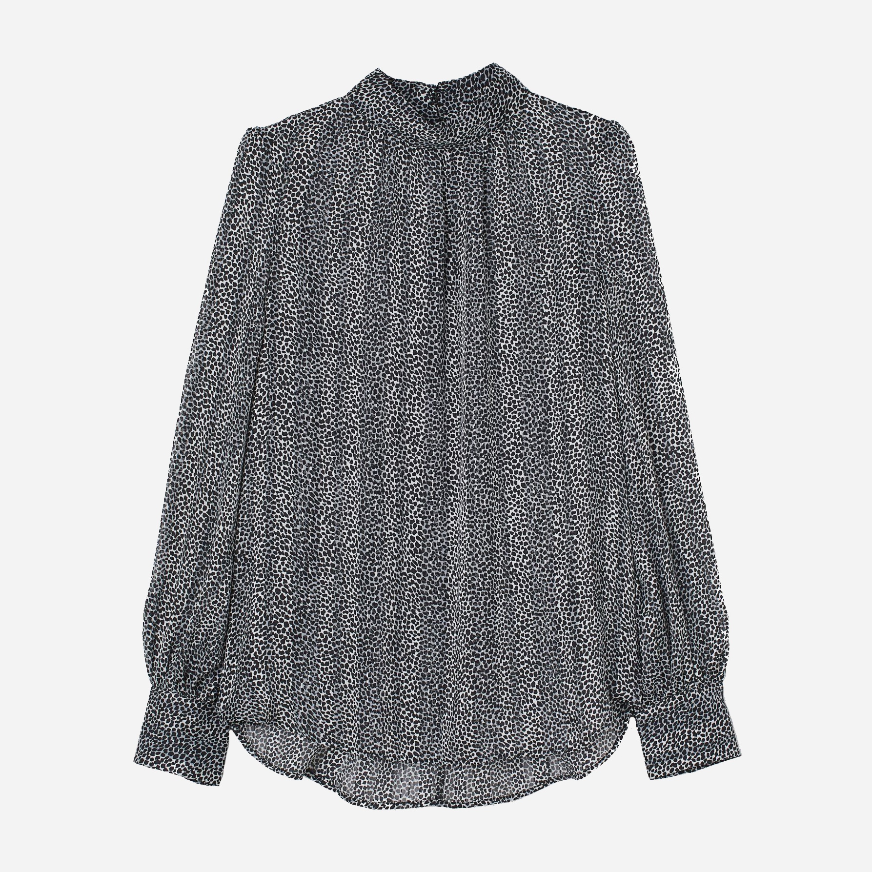 

Блузка H&M 1704-8843192 L Черная с белым