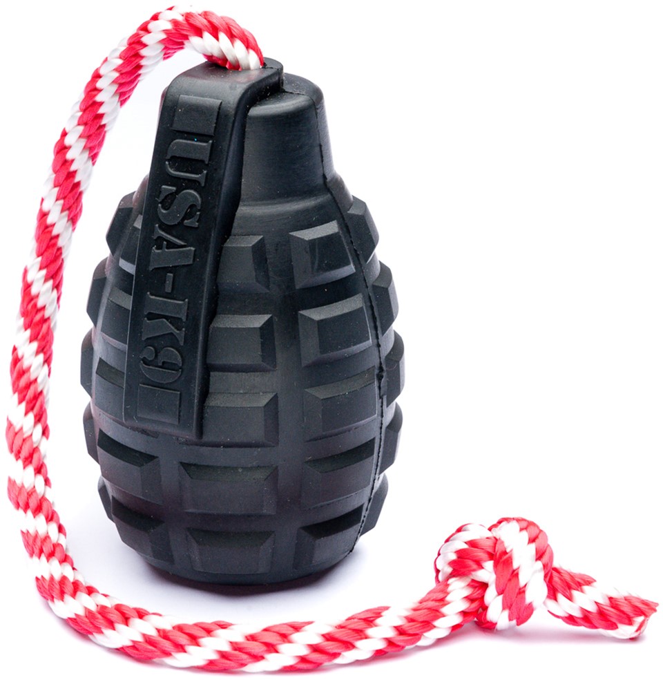 

Игрушка для собак SodaPup Magnum Grenade Reward Toy - Medium - Black