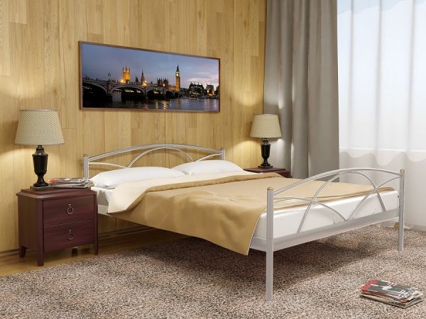 

Кровать Palermo-2 Метакам Алюминий 140х190