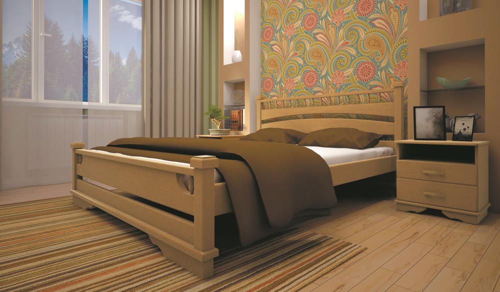 

Кровать ТИС АТЛАНТ 1 90*190 дуб Лак Ольха