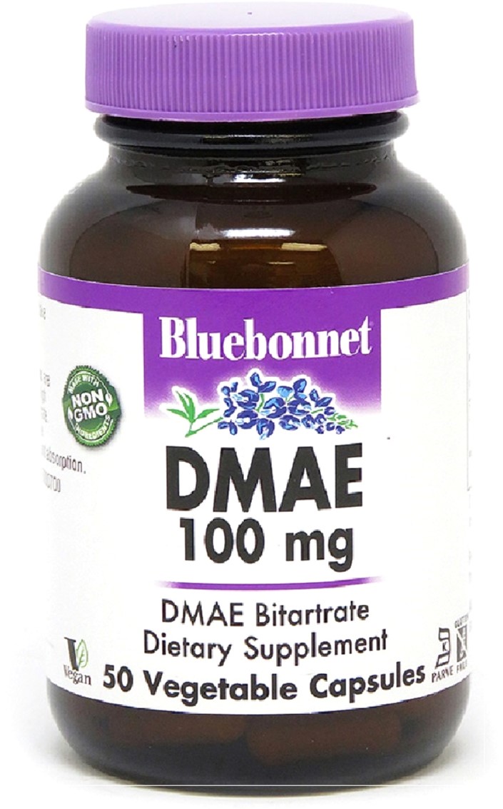 

Диметиламиноэтанол DMAE 100 мг Bluebonnet Nutrition 50 растительных капсул (743715010888)