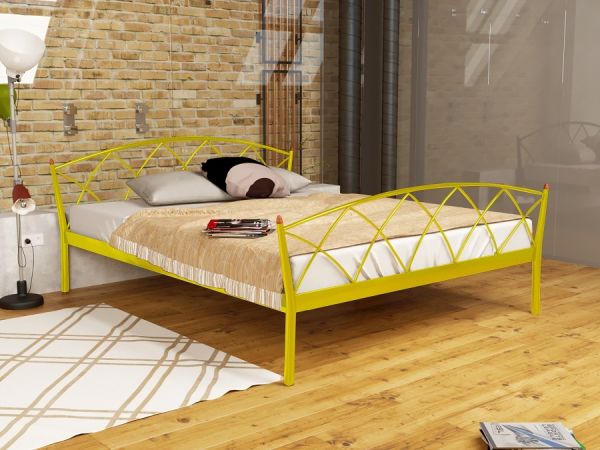 

Кровать Jasmine Elegance-2 Метакам Желтый 140х190