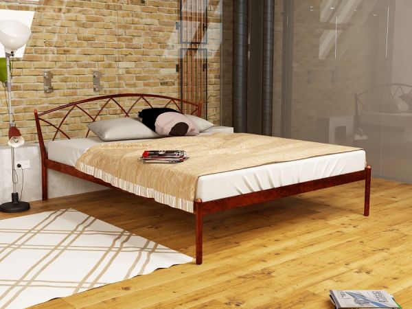 

Кровать Jasmine Elegance-1 Метакам Шагрень медь 80х190