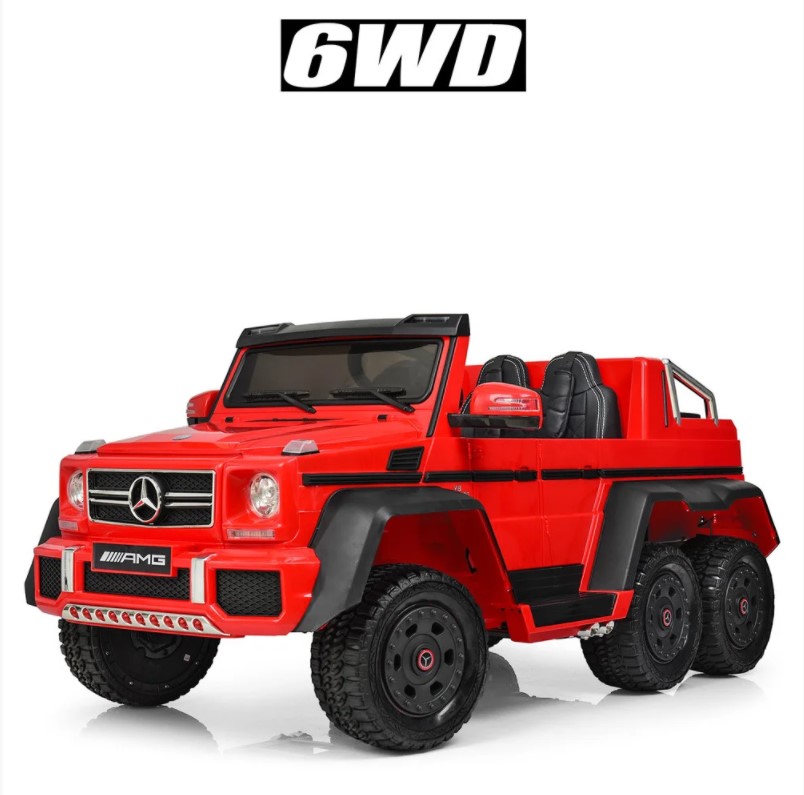 

Детский электромобиль двухсменный Bambi Mercedes M 3962ABLR-3 красный
