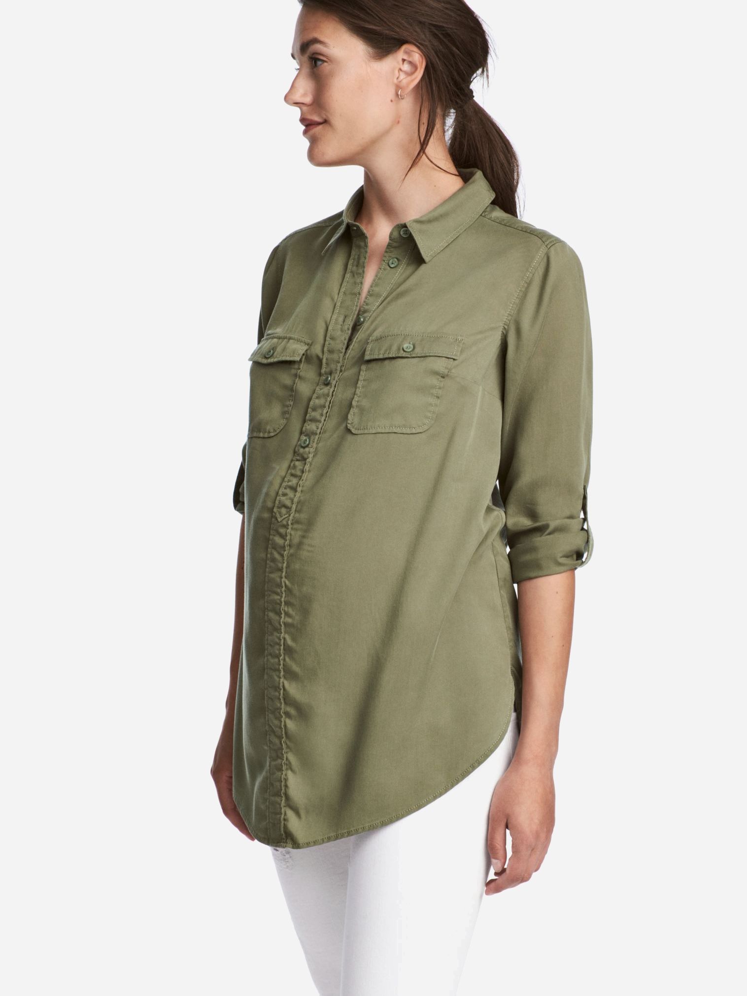 

Рубашка H&M 4516485sm M Хаки