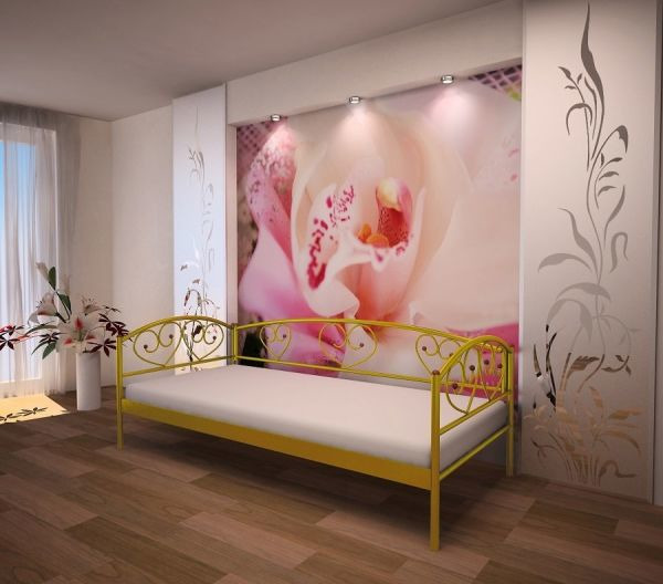 

Кровать Darina Lux Метакам Золото 160х200