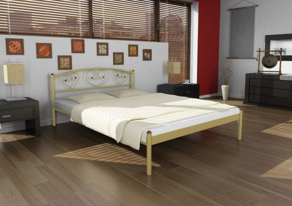 

Кровать Darina-1 Метакам Бежевый 120х190