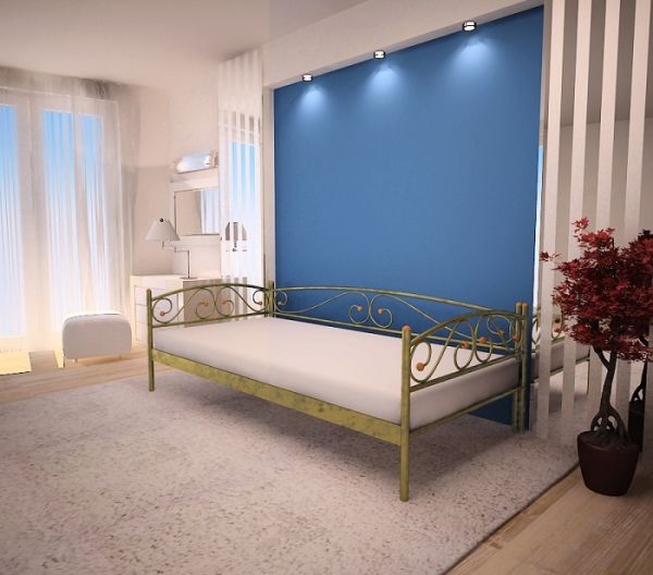 

Кровать Verona Lux Метакам Шагрень золото 160х200