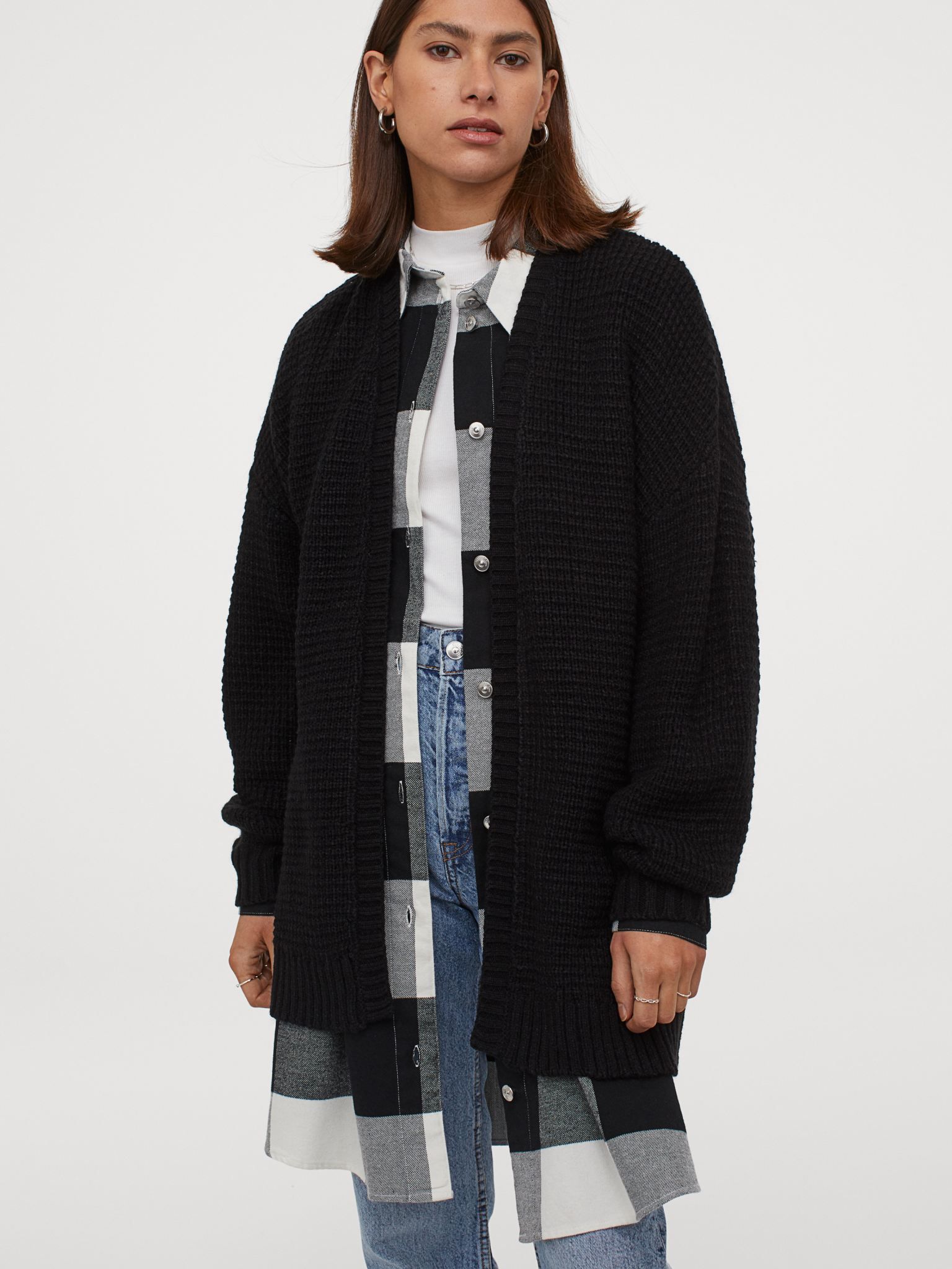

Кардиган H&M 8833072sm  Черный, Кардиган H&M 8833072sm S Черный
