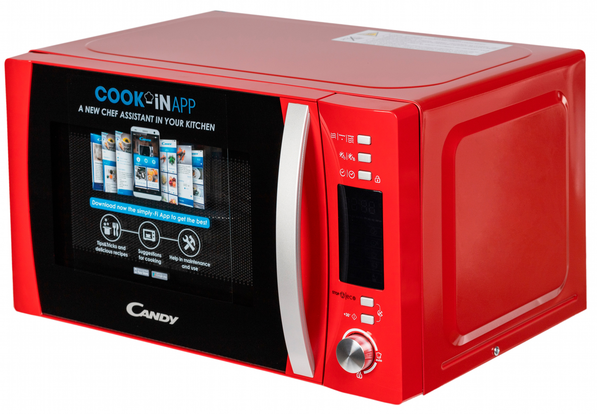 Candy CMXG20DR Microwave Red