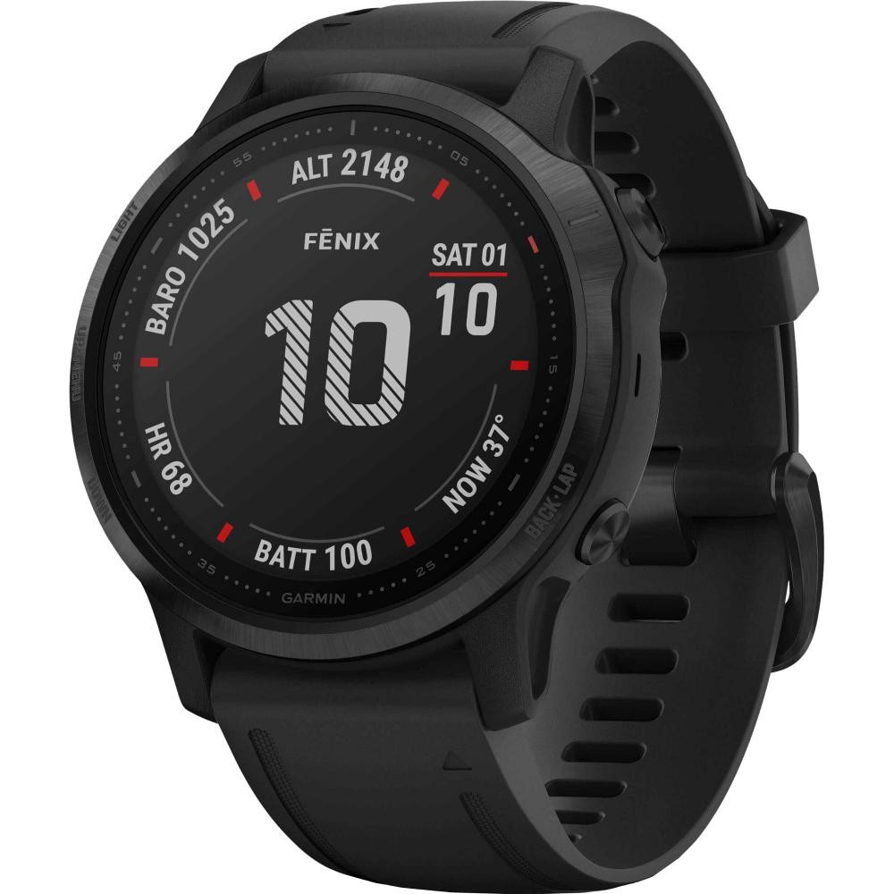 

Смарт-часы Garmin Fenix 6S Pro Black With Black Band (010-02159-14) [46703]
