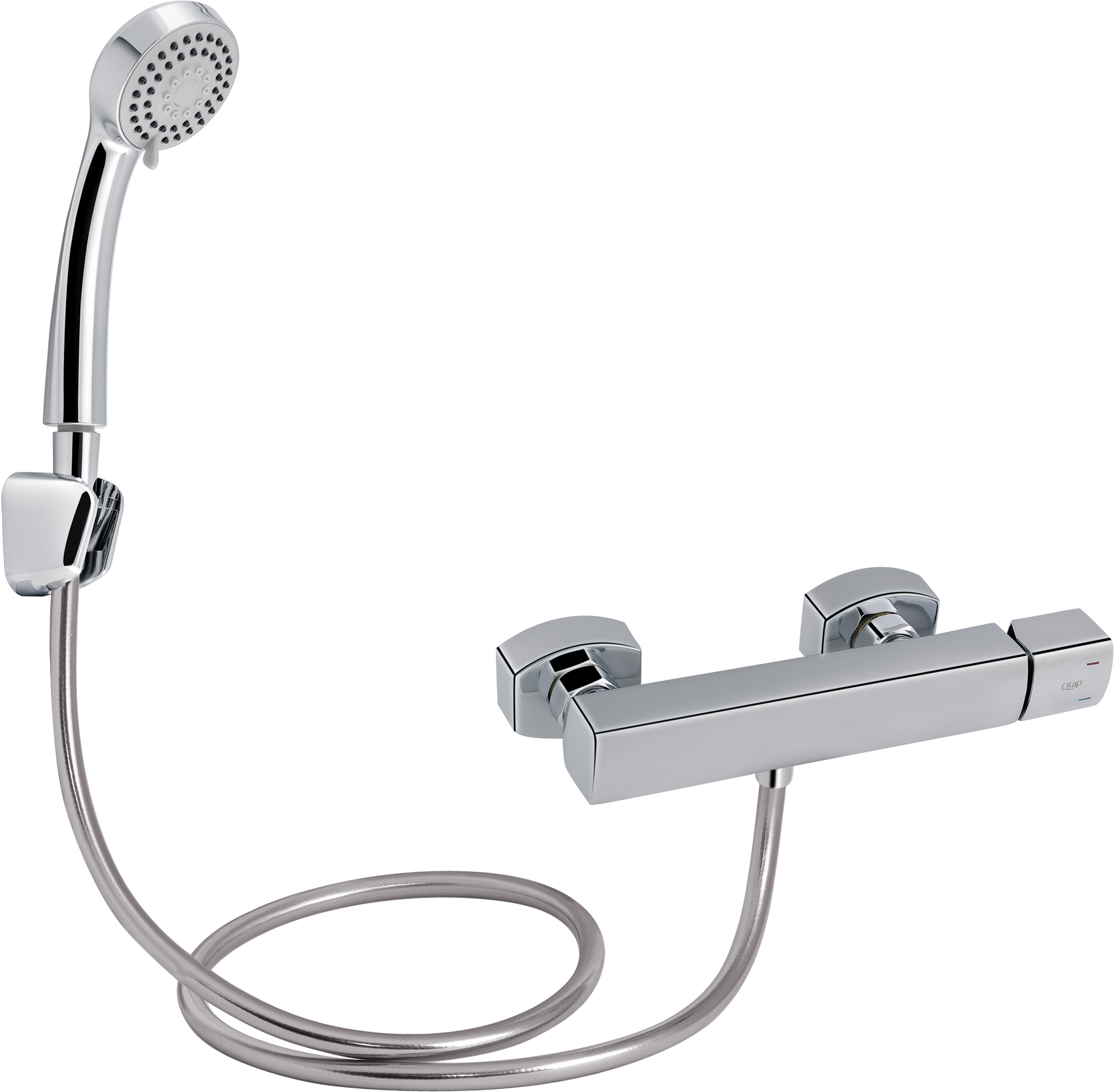

Смеситель для душа QTAP Krychle 4052104C с душевым гарнитуром