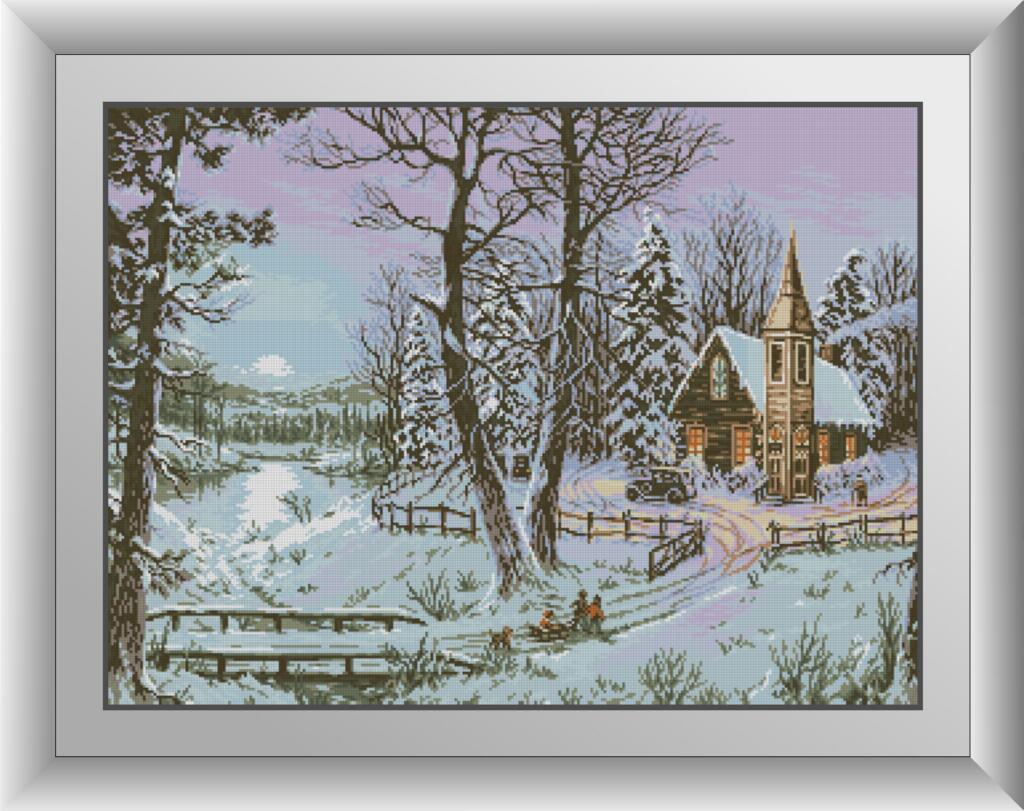 

Набор алмазной живописи Dream Art Зимняя дорога
