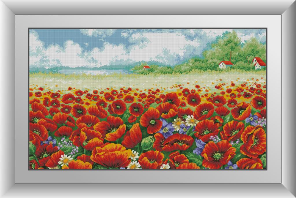 

Набор алмазной живописи Dream Art Пейзаж с маками